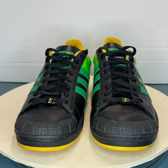 adidas Halfshells Lo Cities \'Kingston\' Men\'s Size 10.5 Black Green Yellow Art Ex main image 8